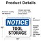 Signmission Tool Storage, 14 in W x Rectangle, Vinyl Decal OS-2PACK-NS-D-1014-L-18692 - alternate 5